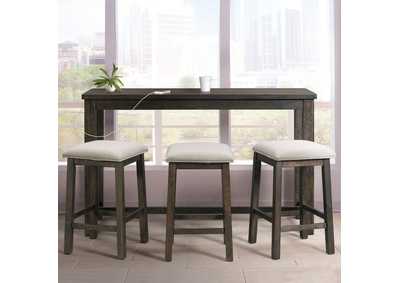 Image for Stone Occasional Bar Table Single Pack Table Three Stools