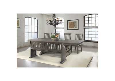 Image for Stone Dining 6 Piece Set - Table 4 Side Chairs Pew Bench