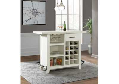 Image for Stone Bar Set In White