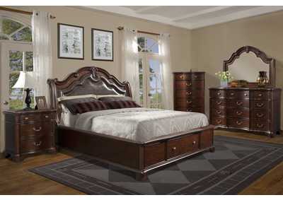 Image for Tabasco King Storage 6 Piece Bedroom Set