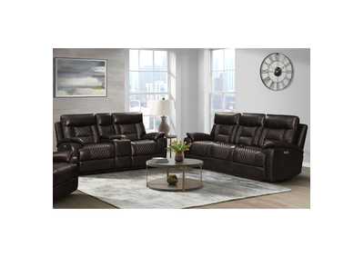 Image for Trinidad 2 Piece Living Room Set In Pebble Brown - Sofa Loveseat