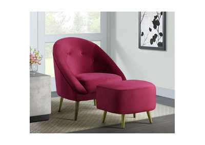 Image for Trinity Ottoman In Broadway Red