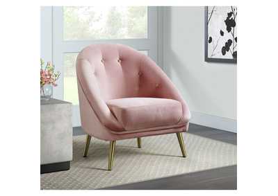 Image for Trinity 16070 Chair With Gold Leg Broadway Blush