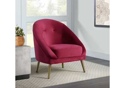 Image for Trinity 16070 Chair With Gold Leg Broadway Red