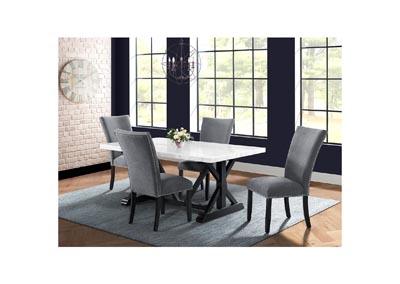 Tuscany 70 Marble Standard Height Rectangular Dining Table