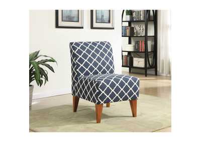 Scarlett Slipper Chair Blue - L1386 - 7