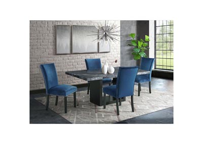 Image for Valentino Complete Table Grey Marble