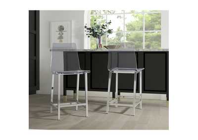 Image for Zane Clear Counter Stool 2 Per Carton