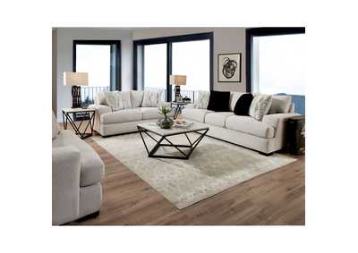 Image for 9010 2 Piece Living Room Set In Fentasy Silver - Chair Sofa