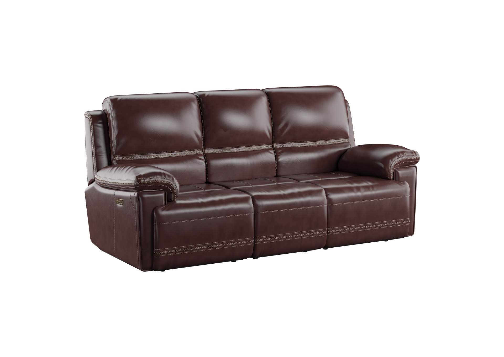 Bernard Dual Power Sofa Recliner And Headrest,Emerald Home Furnishings