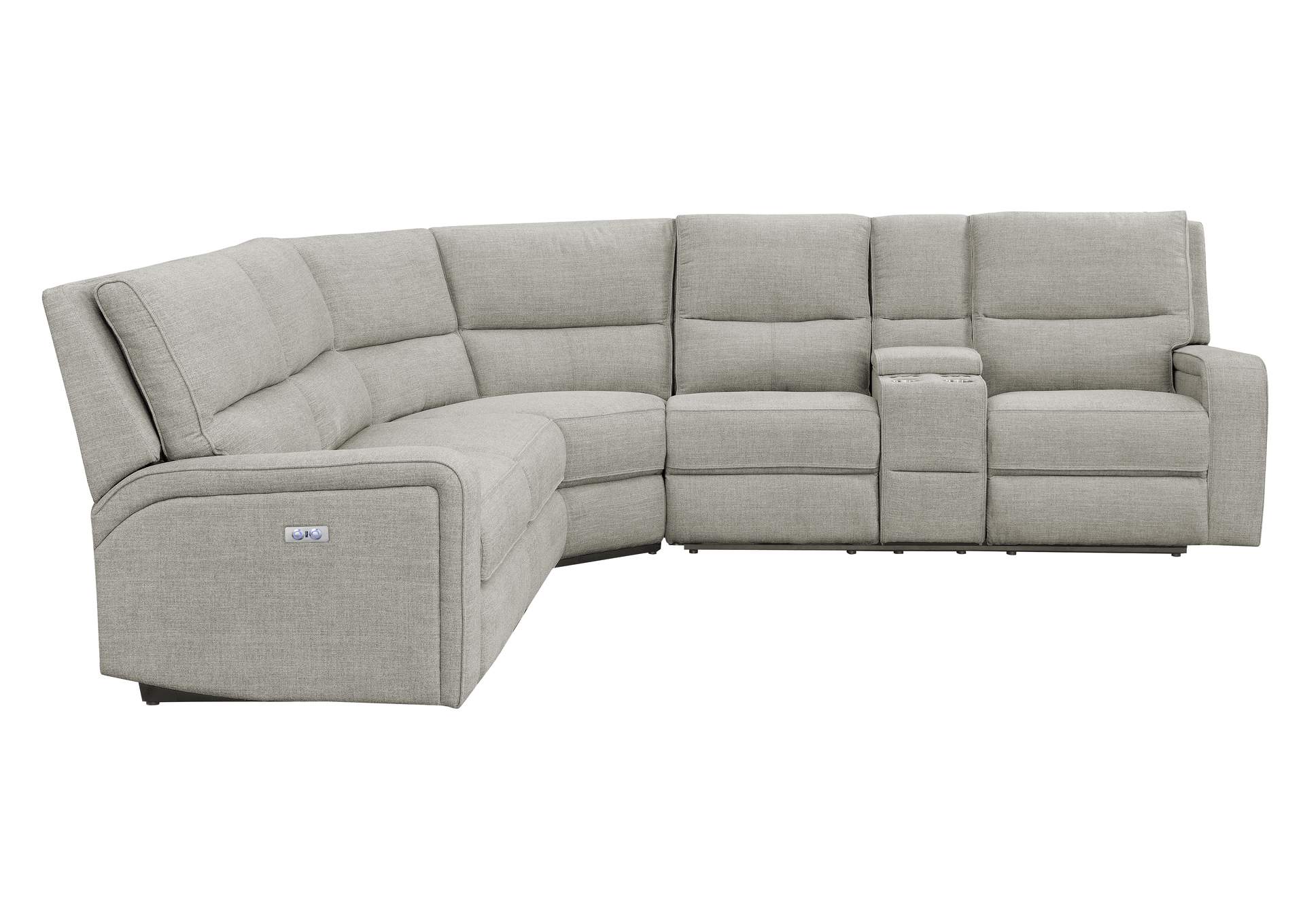 Medford Power 3-Seat Reclining Sectional,Emerald Home Furnishings