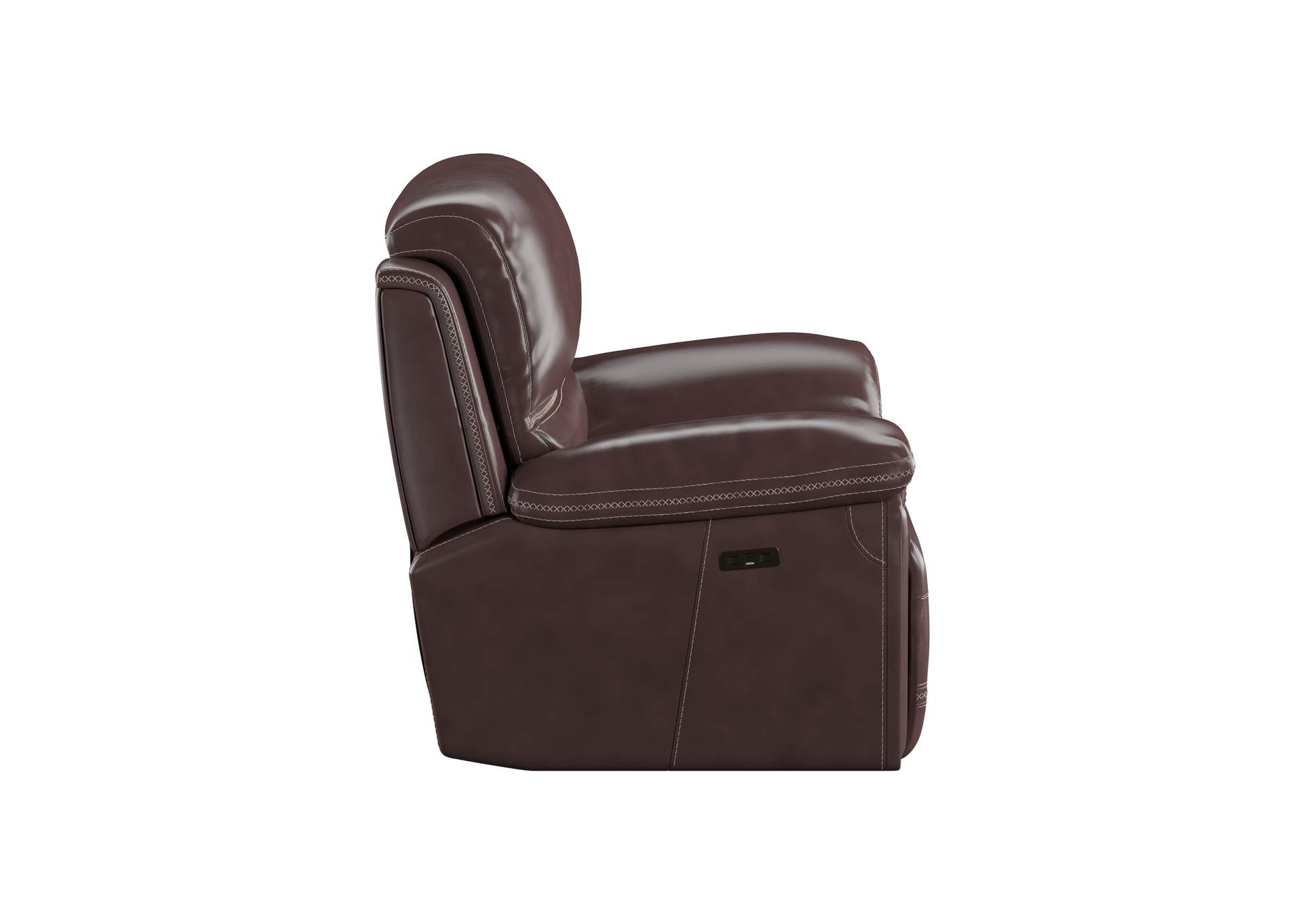 Bernard Dual Power Recliner And Headrest,Emerald Home Furnishings