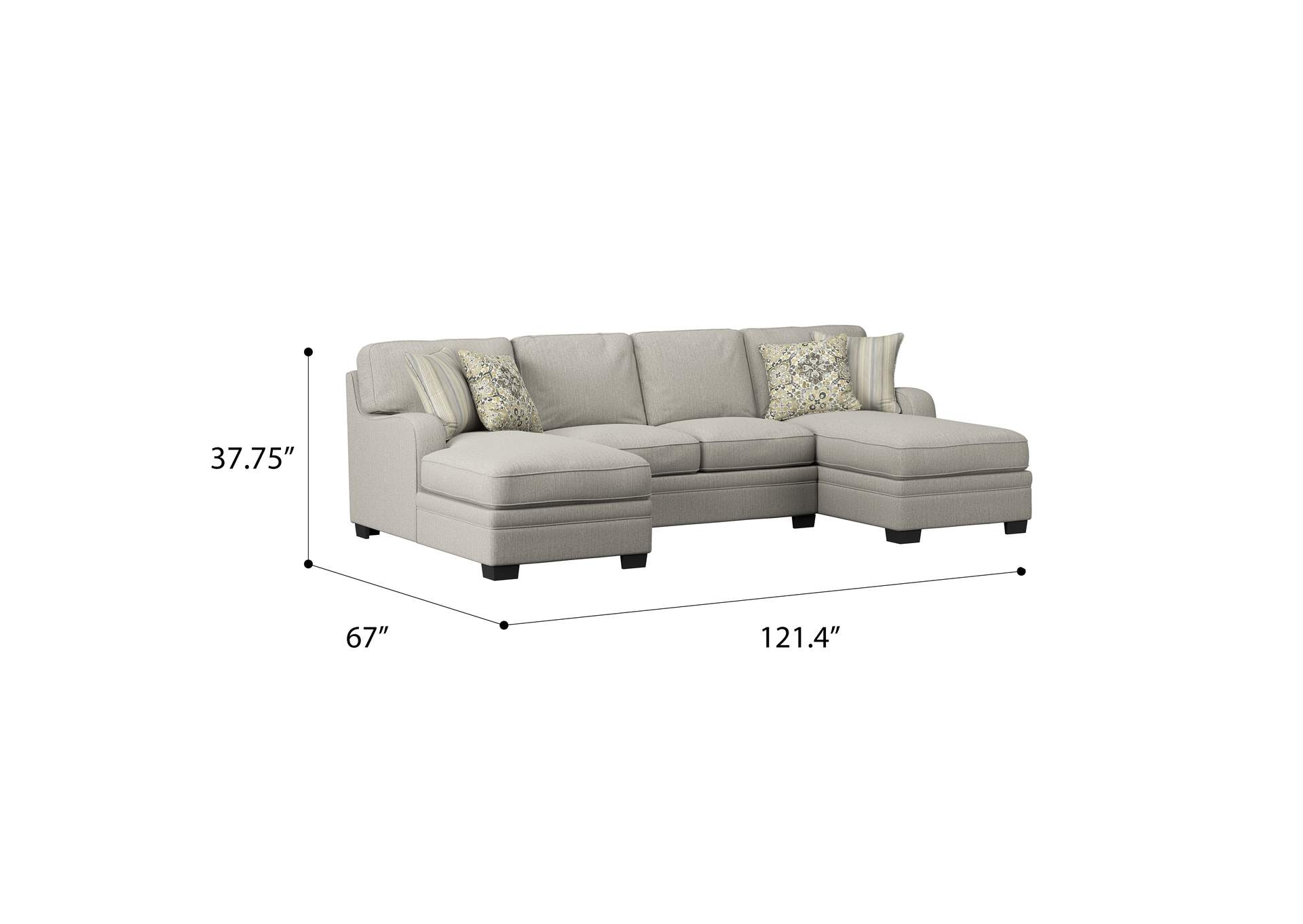 Analiese U-Shaped Sectional,Emerald Home Furnishings