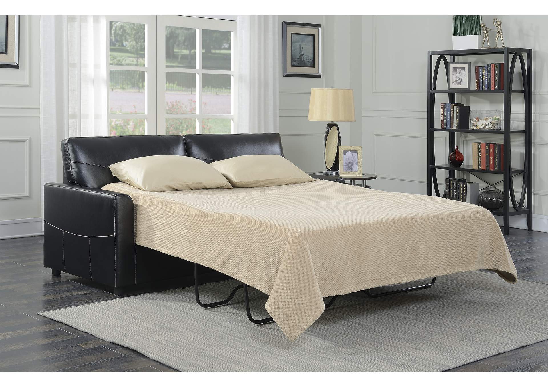 Slumber Queen Sleeper Sofa,Emerald Home Furnishings