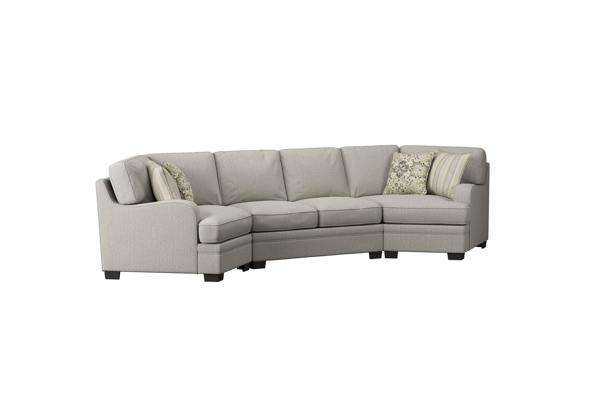 Analiese Cuddler Sectional,Emerald Home Furnishings