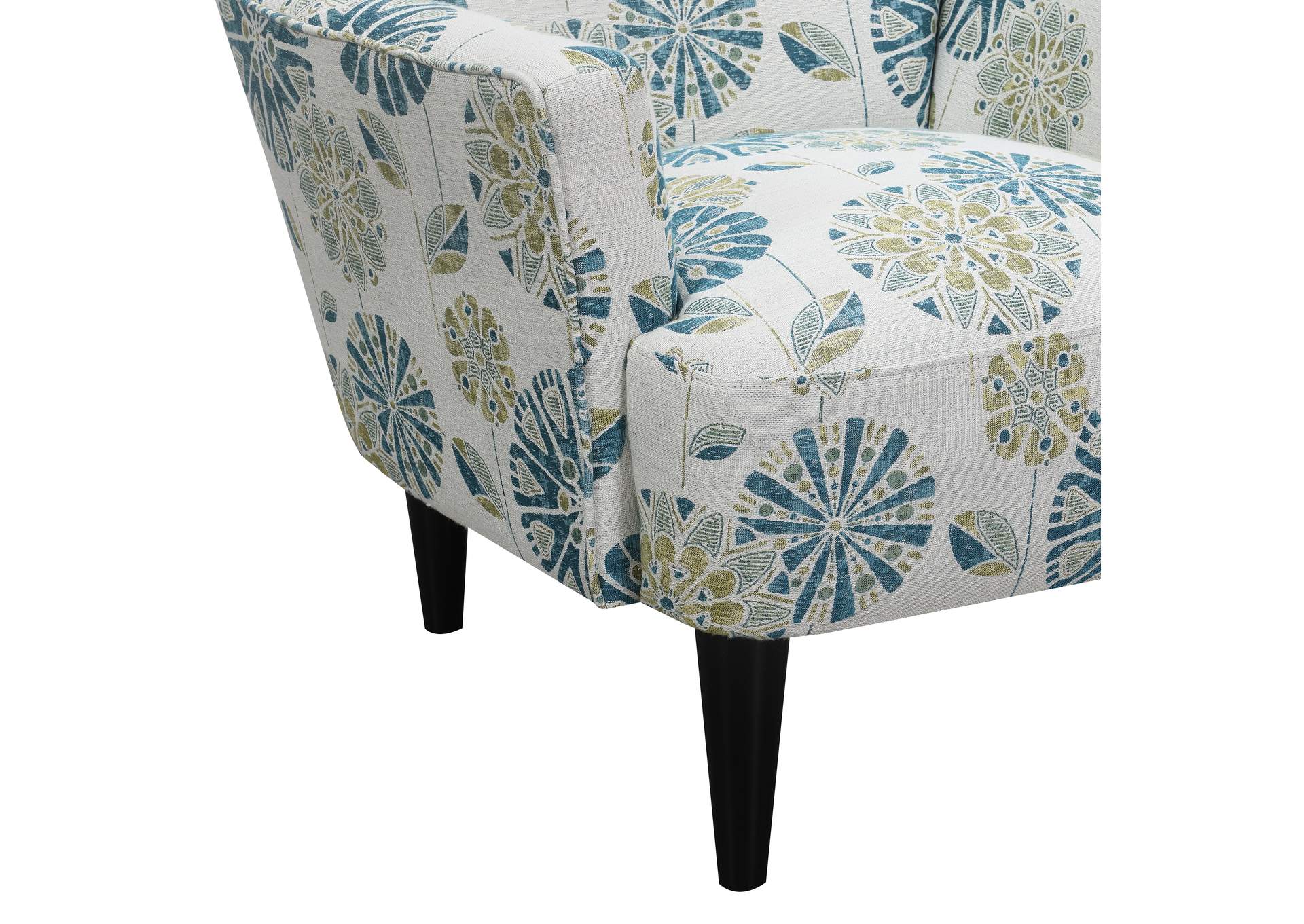 Flower Power Accent Chair,Emerald Home Furnishings