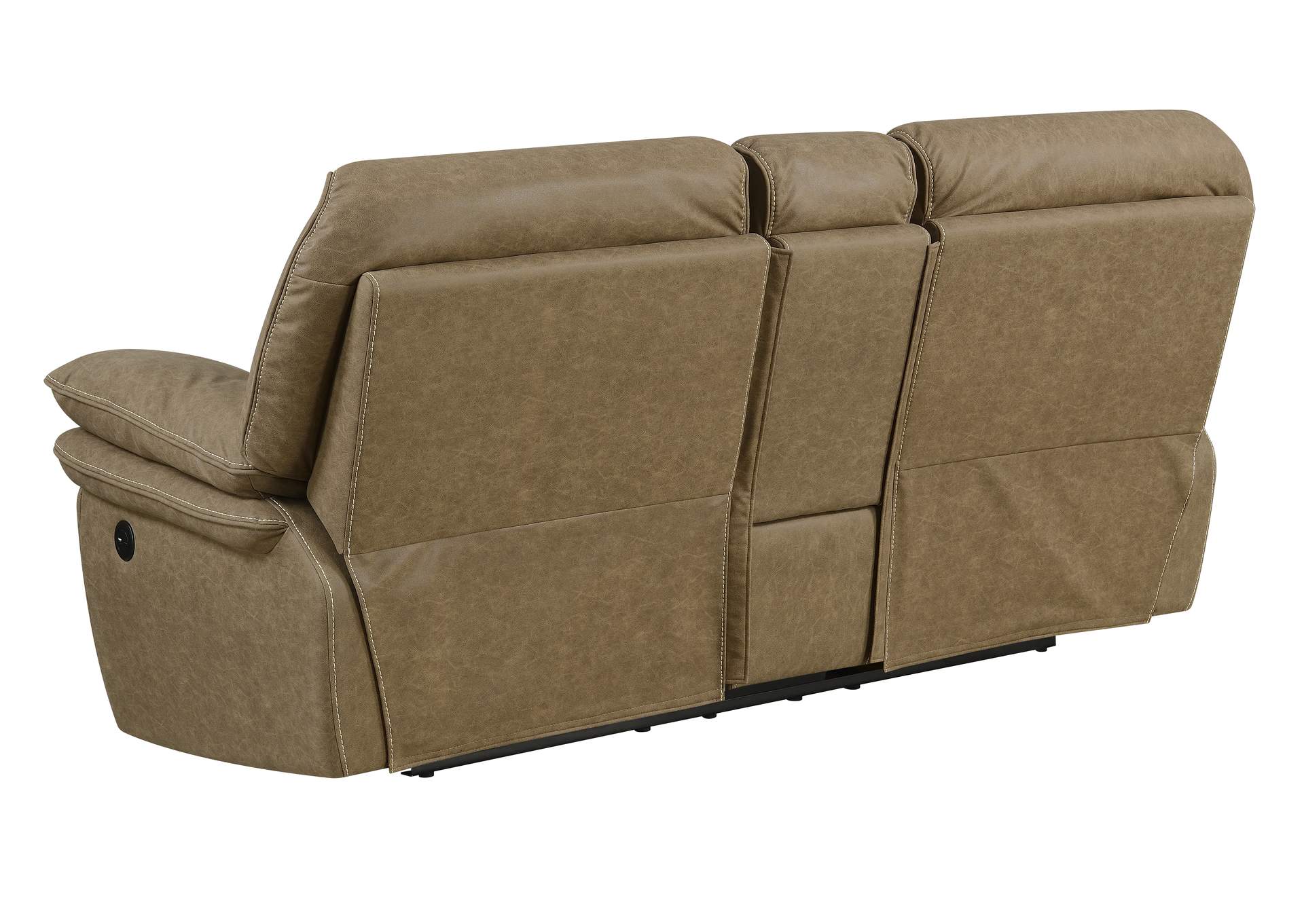 Allyn Power Console Loveseat,Emerald Home Furnishings