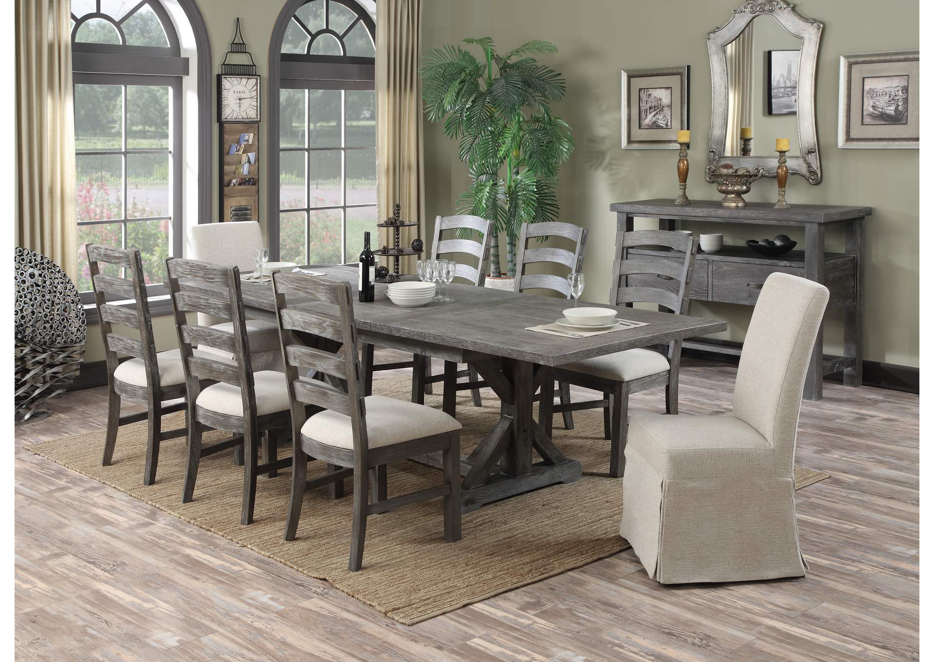 Paladin Butterfly Leaf Dining Table,Emerald Home Furnishings