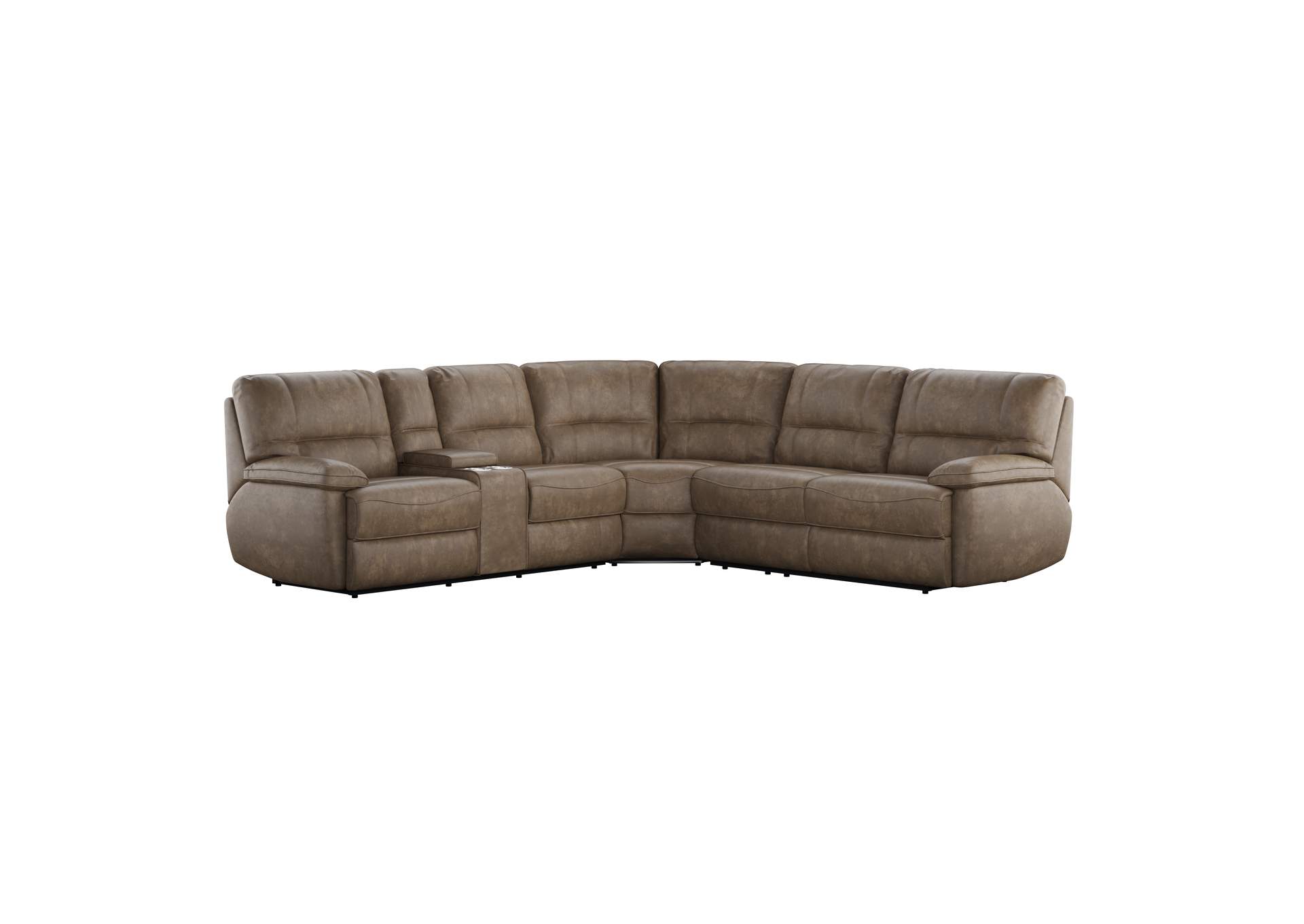 Aurora Power Reclining Sectional,Emerald Home Furnishings