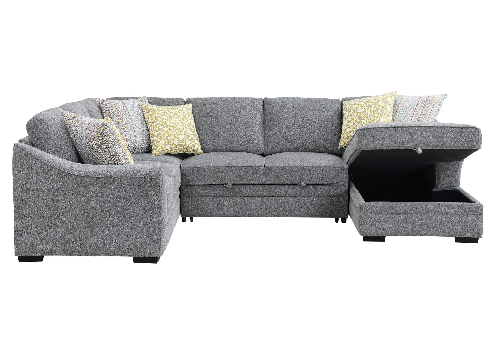 Pop-Up Sleeper Sectional,Emerald Home Furnishings