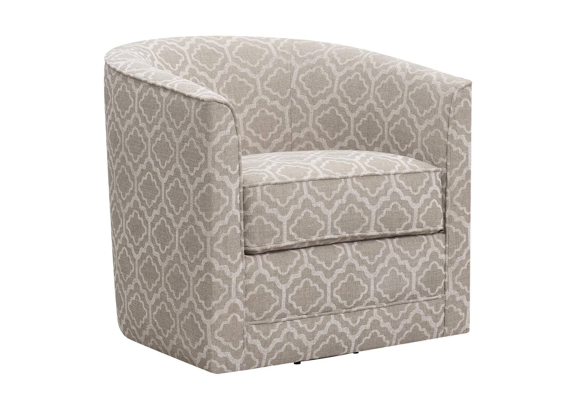 Milo Swivel Accent Chair,Emerald Home Furnishings