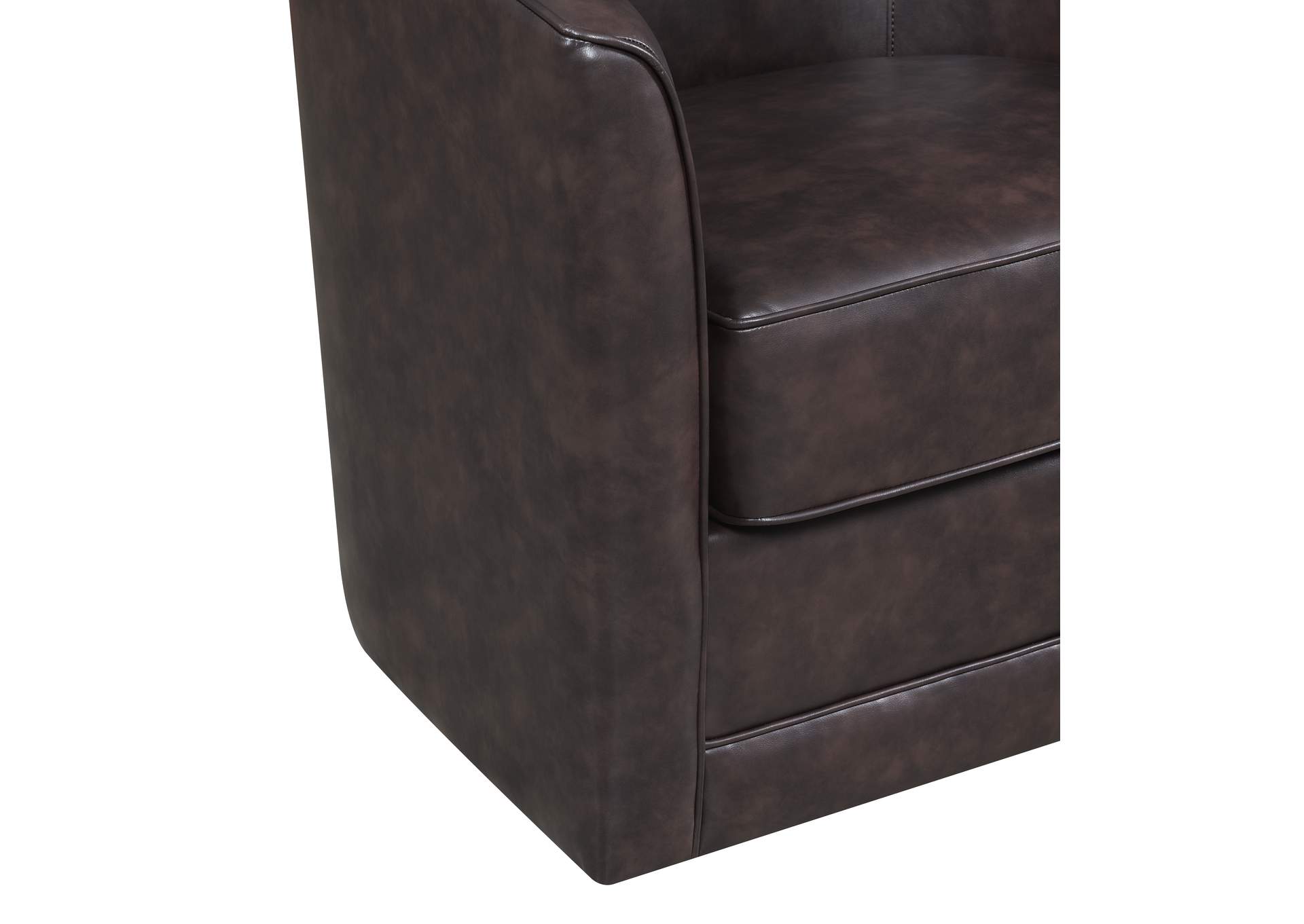 Milo Swivel Accent Chair,Emerald Home Furnishings