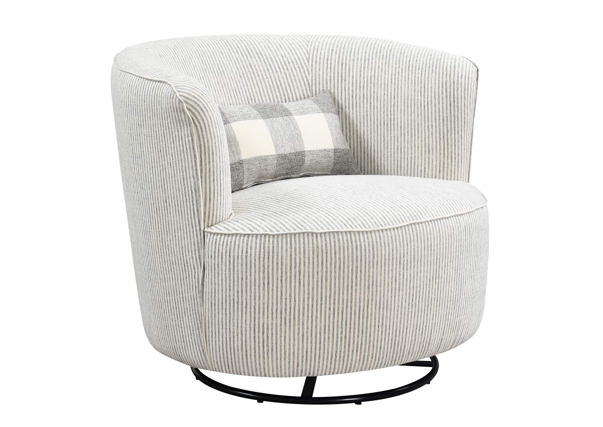 Benzley Swivel Glider Accent Chair,Emerald Home Furnishings