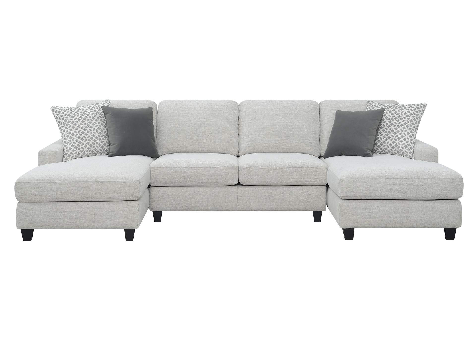 Walker Chaise Sectional,Emerald Home Furnishings