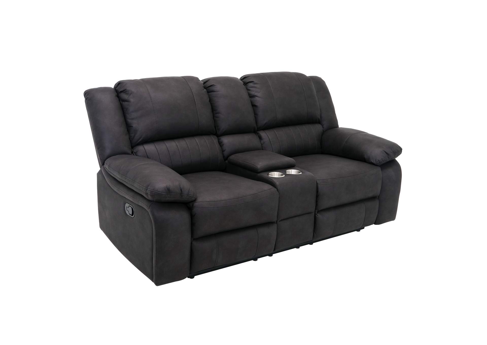 Navaro Reclining Console Loveseat,Emerald Home Furnishings