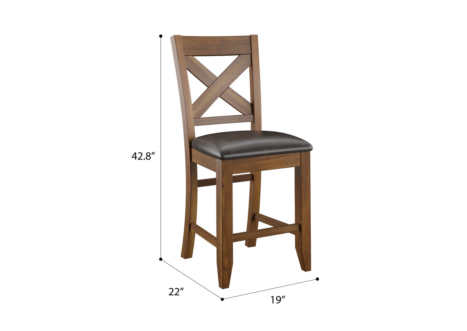 Darby Upholstered Barstool,Emerald Home Furnishings