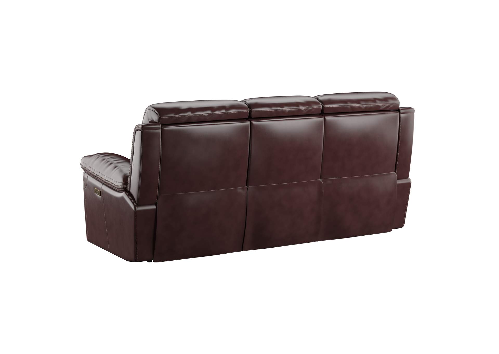 Bernard Dual Power Sofa Recliner And Headrest,Emerald Home Furnishings