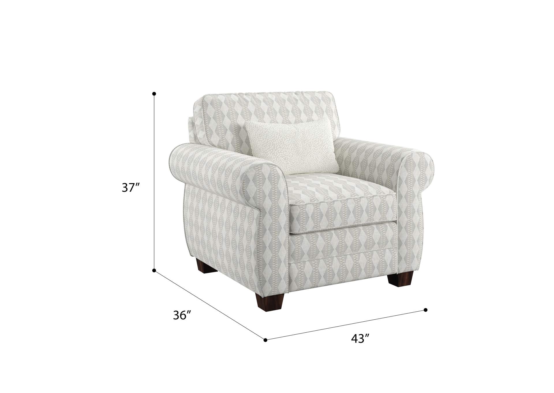 Royce Accent Chair,Emerald Home Furnishings