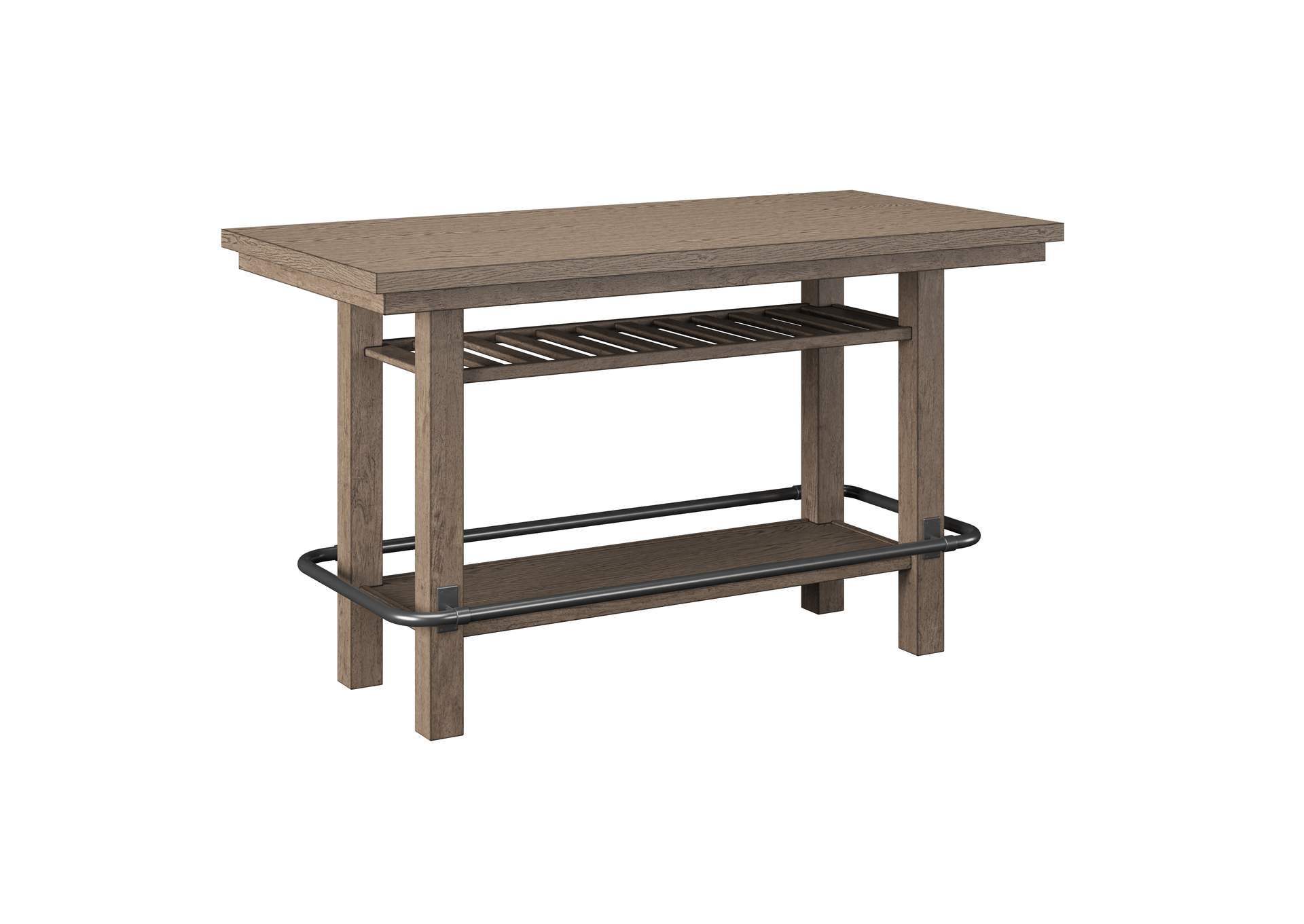 Benton Bar Height Storage Table,Emerald Home Furnishings