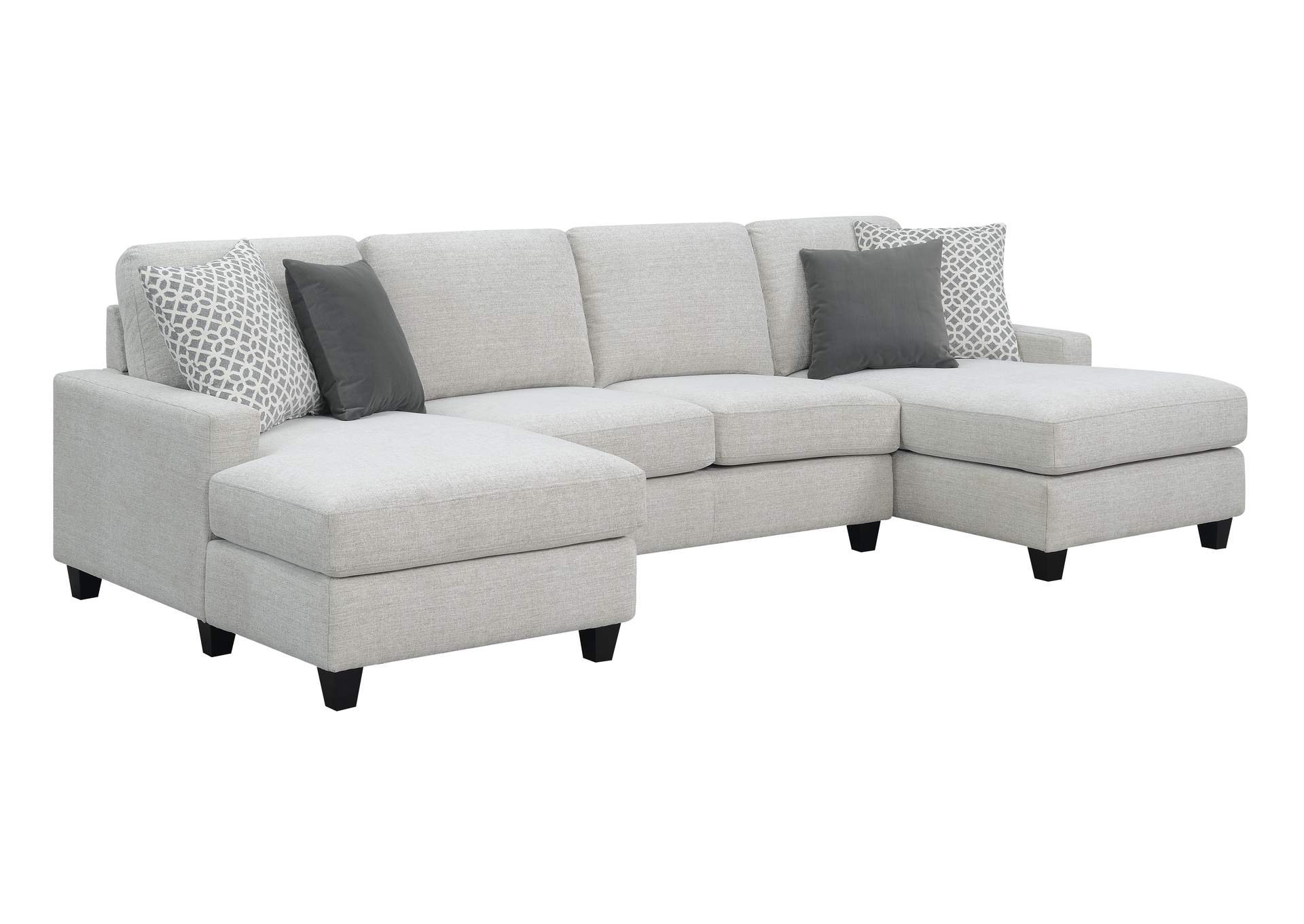 Walker Chaise Sectional,Emerald Home Furnishings