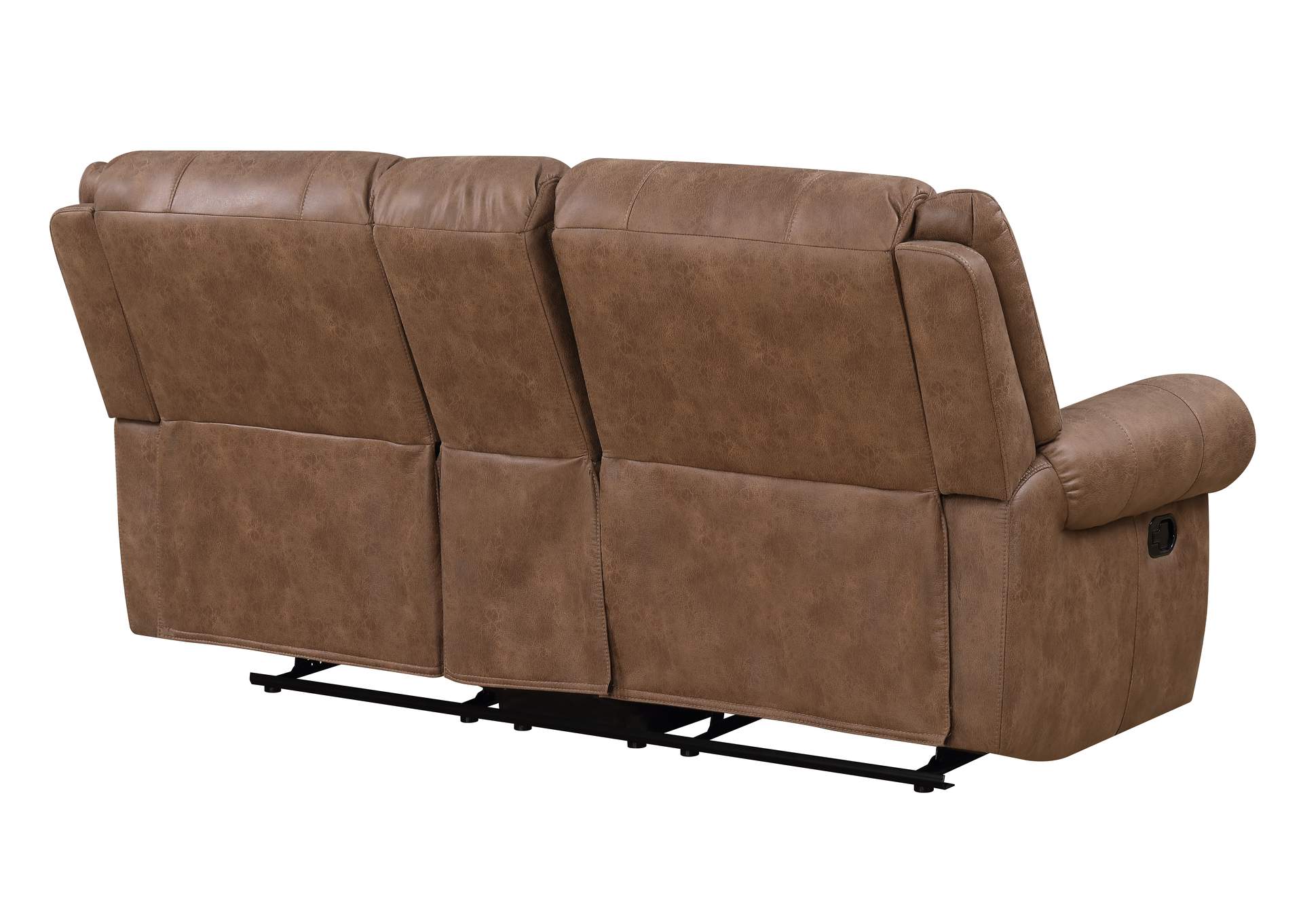 Spencer Reclining Console Loveseat,Emerald Home Furnishings