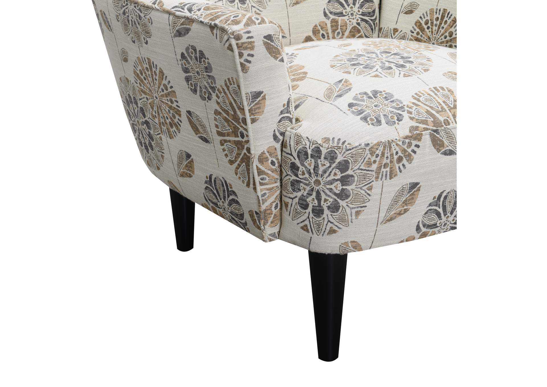 Flower Power Accent Chair,Emerald Home Furnishings