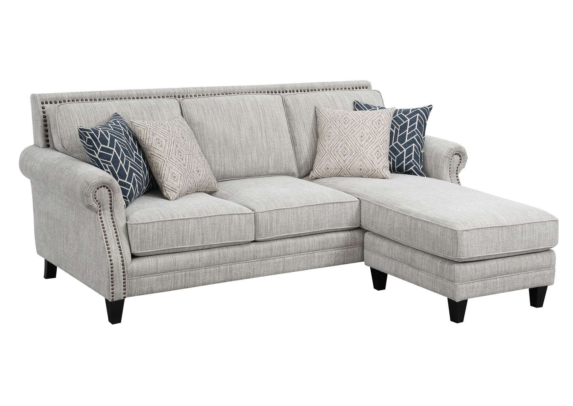Trilogy Reversible Chaise Sectional,Emerald Home Furnishings