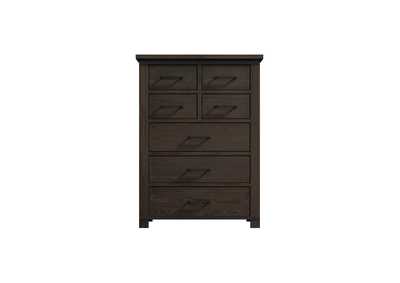 Image for Newton Cocoa Brown 7-Drawer Chest