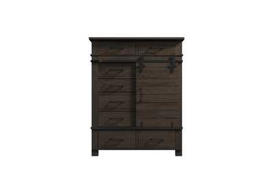 Image for Newton Cocoa Brown 8-Drawer Gentleman'S Chest