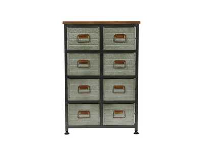 Image for Grant Aged Metal 9-Drawer Accent Cabinet
