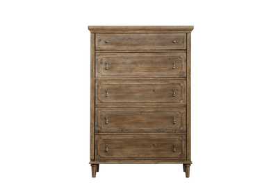 Image for Interlude Sandstone Buff 5-Drawer Chest