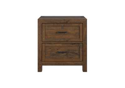 Image for Pine Valley Caramel Brown 2-Drawer Nightstand