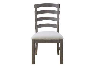Image for Paladin Weathered Gray Upholstered Dining Chair