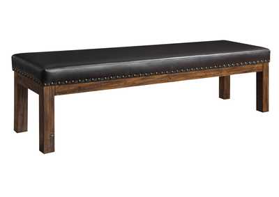 Image for Chambers Creek Rustic Pine Upholstered Bench