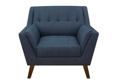 Image for Binetti Navy Peacock Accent Chair