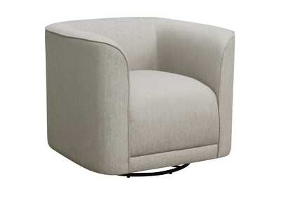 Image for Whirlaway Parchment Gray Swivel Accent Chair