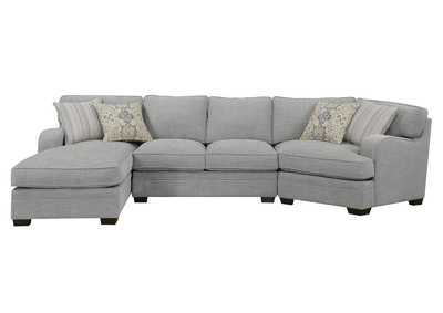 Image for Analiese Dove Gray Lsf Chaise Sectional