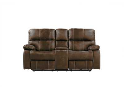 Image for Jessie James Chocolate Brown Power Reclining Loveseat