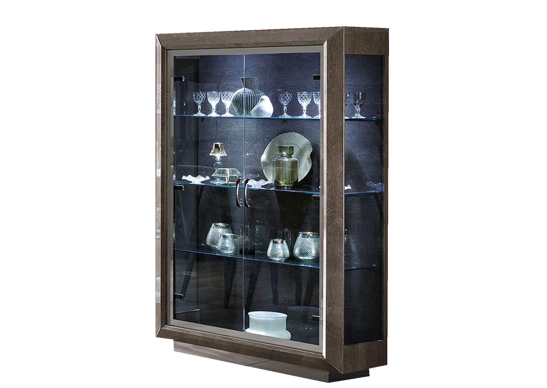 Elite 2 Doors Glass Cabinet,ESF Wholesale Furniture