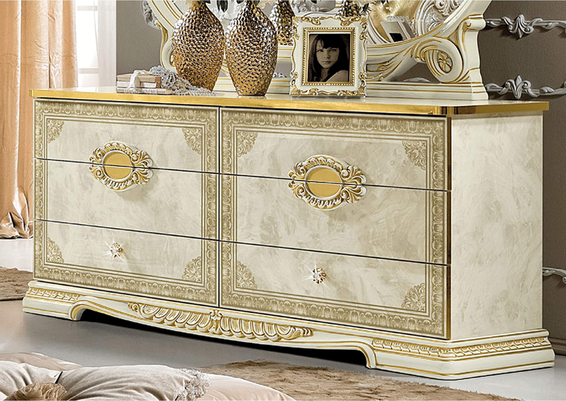 Leonardo Double Dresser,ESF Wholesale Furniture